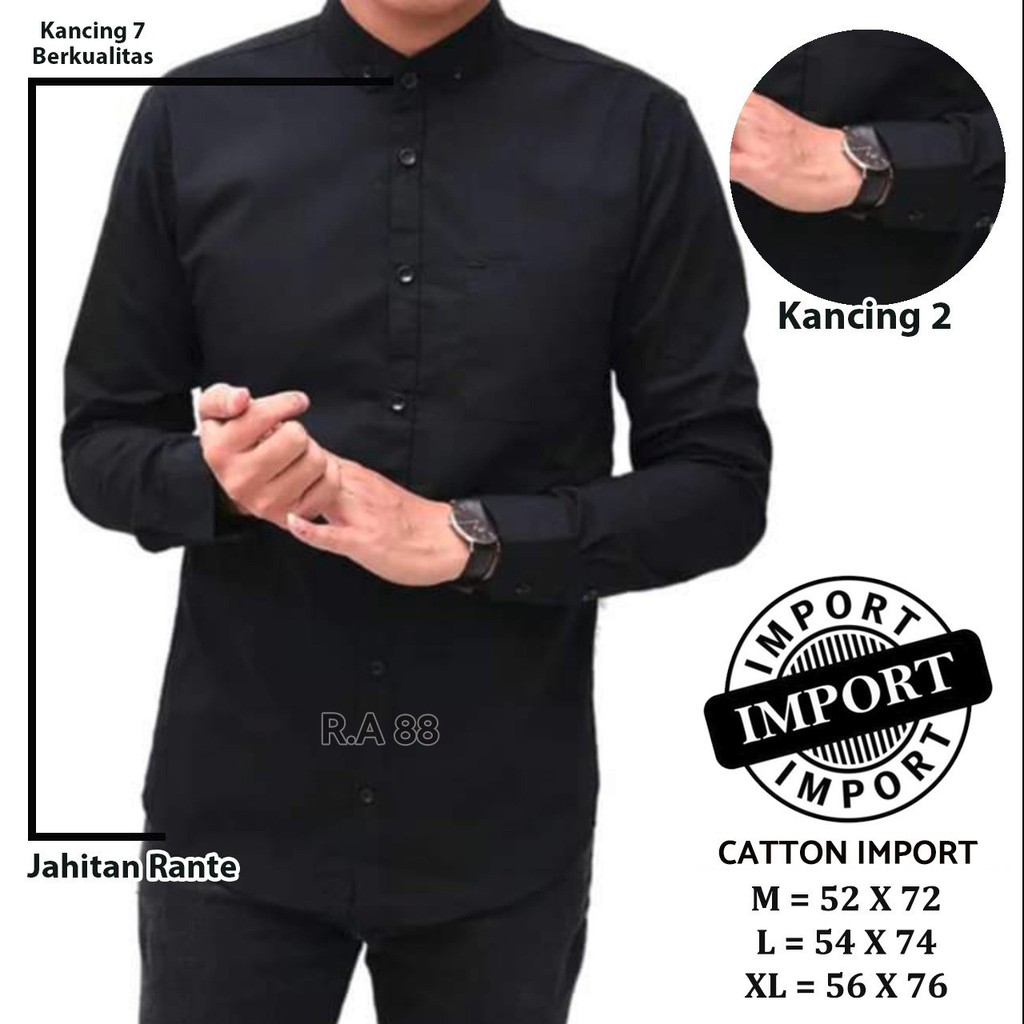 kameja pria kameja formal kameja panjang polos