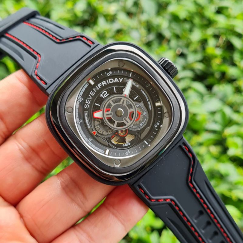 Jam tangan SEVEN FRIDAY SF P3C/02 automatic, mesin Miyota Japan, NFC aktif Fullset
