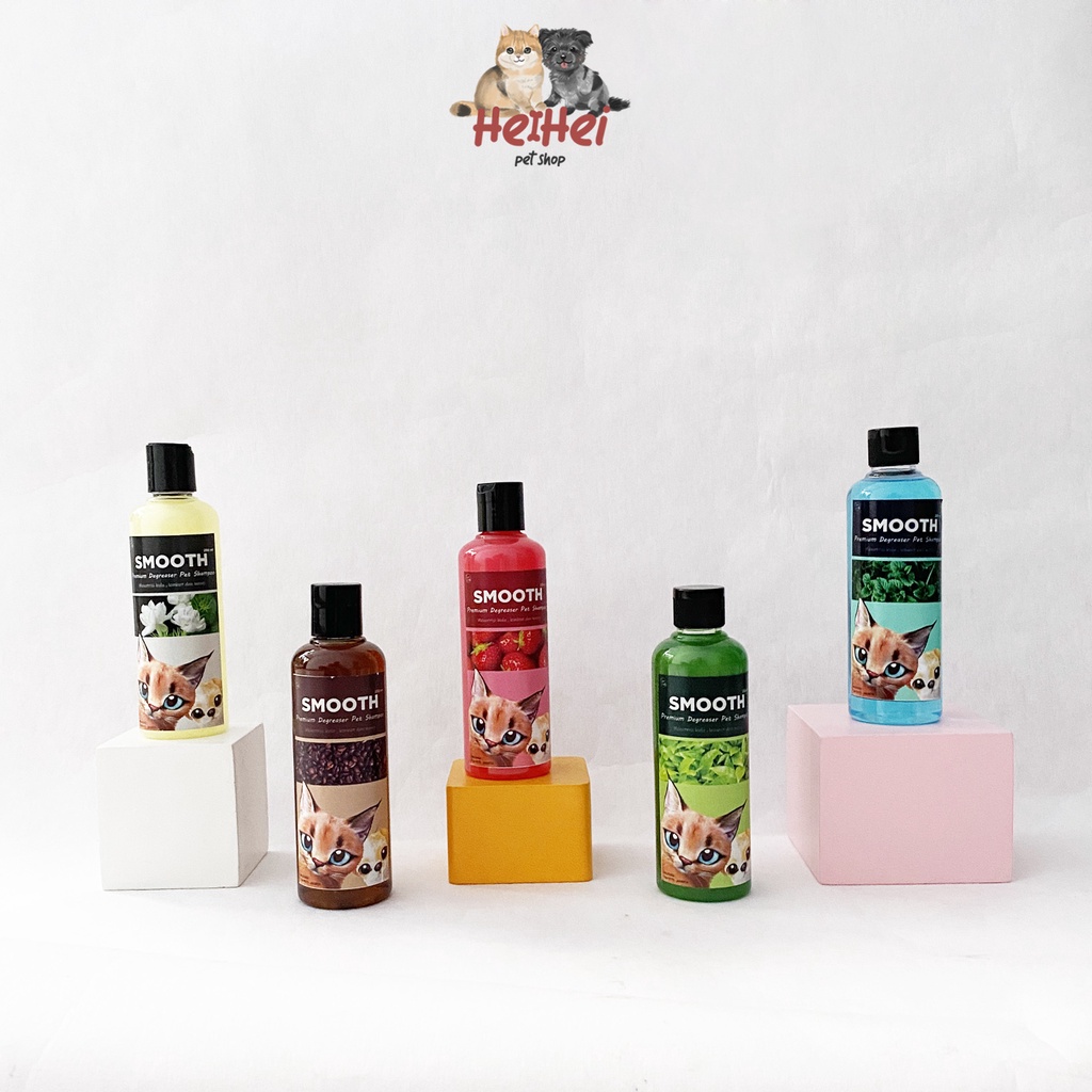 Smooth Shampoo 250 ml - Sampo Shampo Anjing Kucing Cat Dog Hewan Wangi