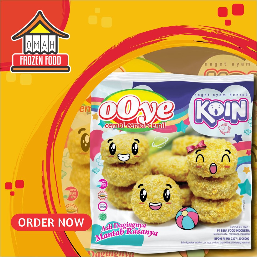 

Ooye Naget Ayam Koin 500gr (NON COD DILUAR KOTA JATENG)