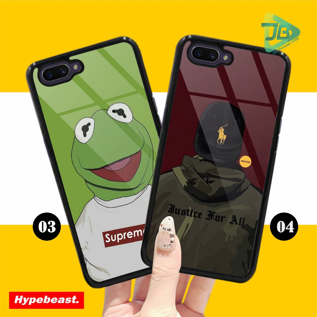 HARDCASE 2D GLOSSY HYPEBEAST OPPO VIVO XIAOMI SAMSUNG REALME IPHONE ALL TYPE JB4693