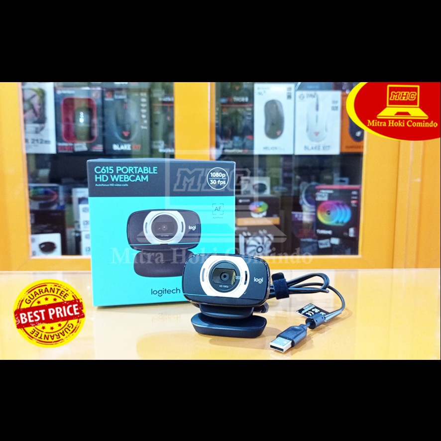 WEBCAM LOGITECH C615 C-615 HD 1080P ORIGINAL GARANSI