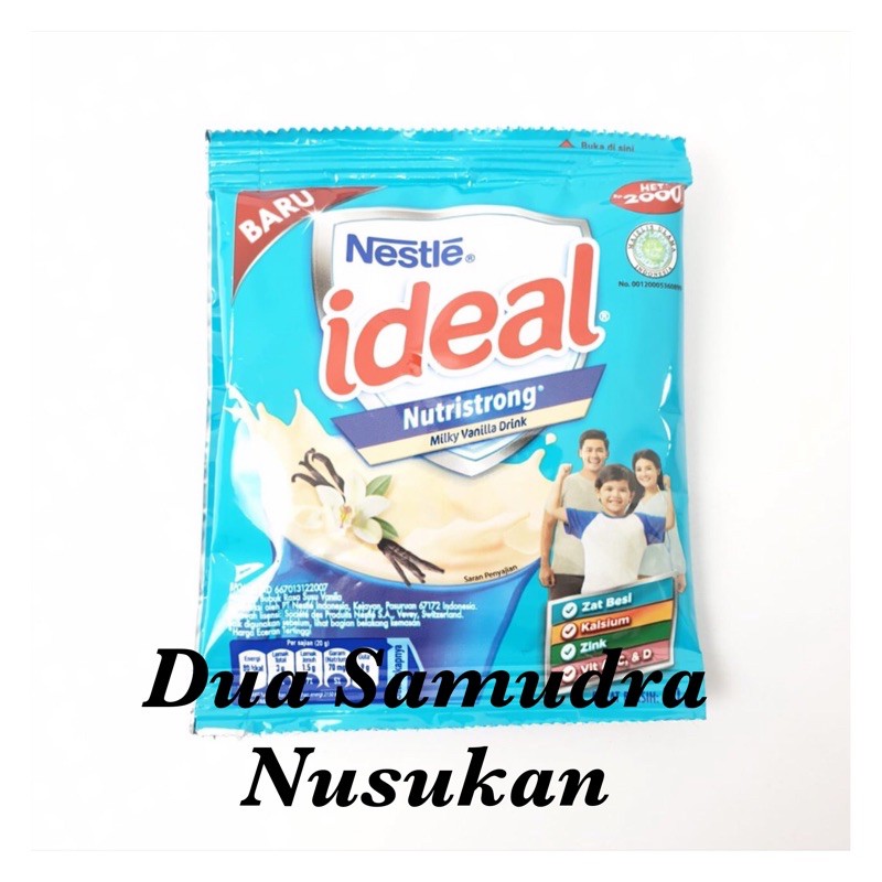 (e) nestle ideal isi 10 sachet