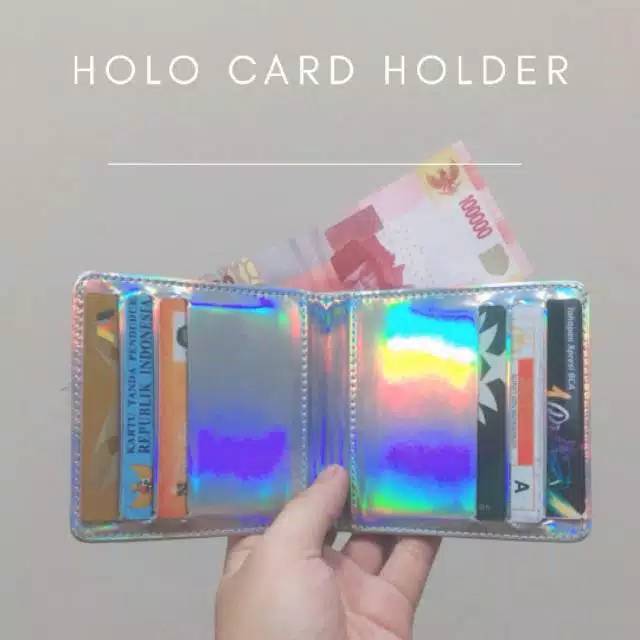 DOMPET LIPAT/DOMPET KARTU HOLO CARD HOLDER  PREMIUM