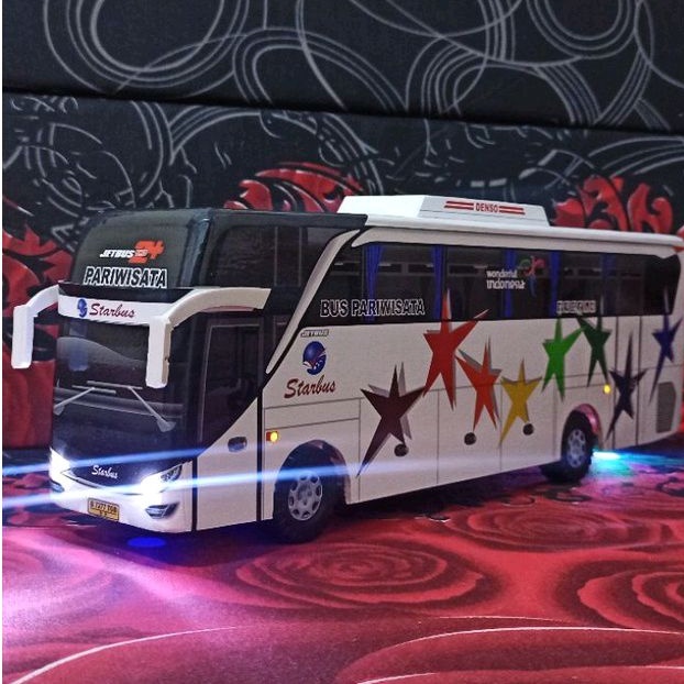 Miniatur Bus shd STAR BUS plus LAMPU