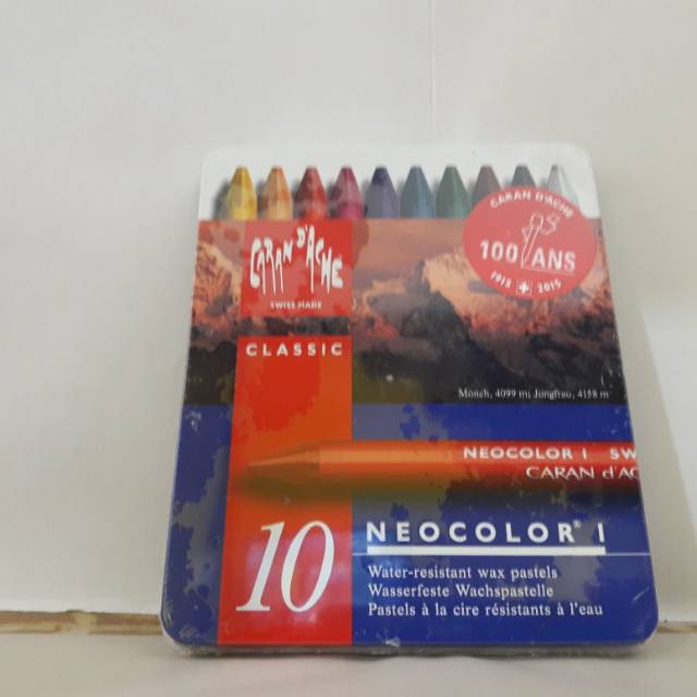 

crayon/oil pastel carandache (karandes) 10 neo1