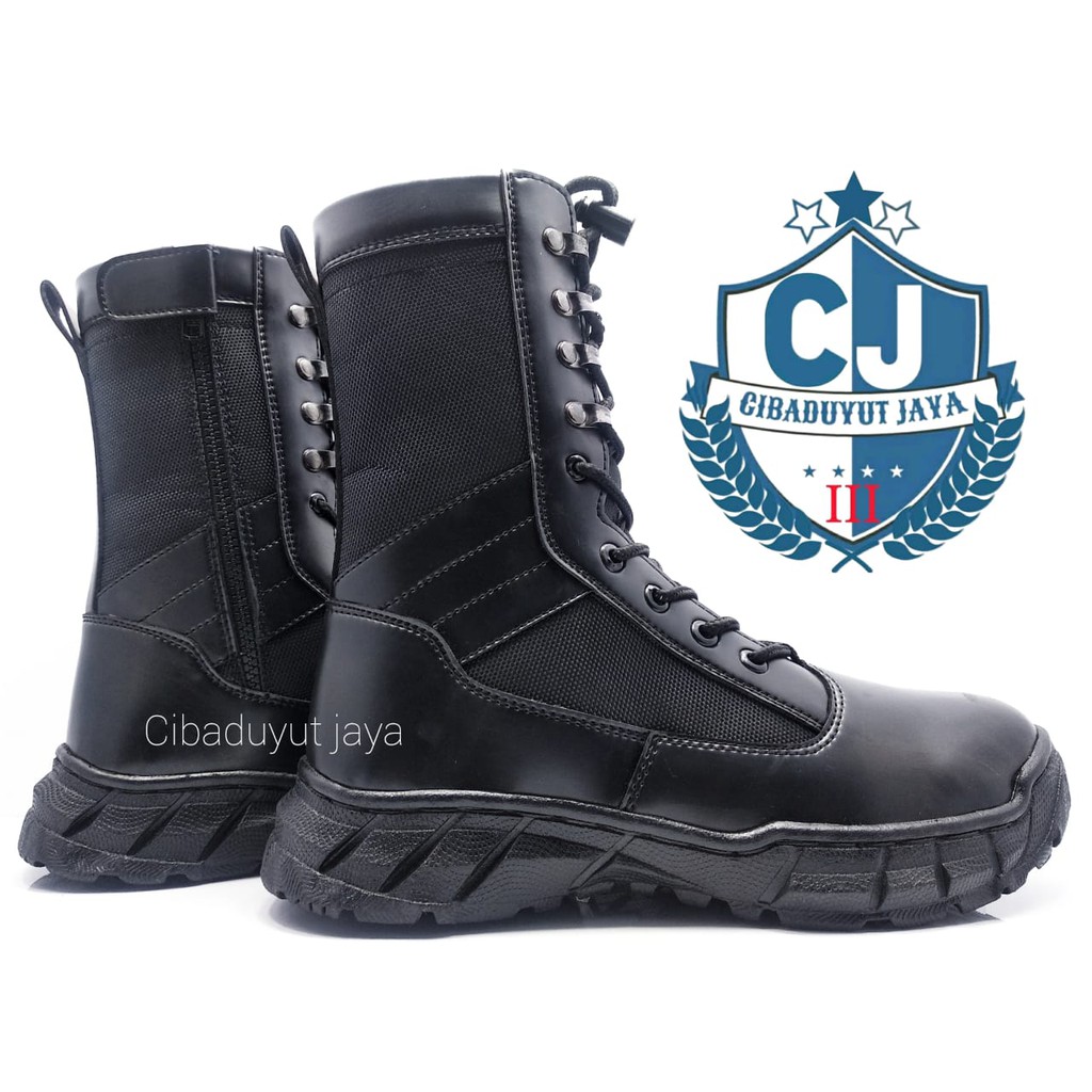 (COD) SEPATU PDL JATAH PEMBAGIAN POLRI TNI POLPP KANVAS WATERPROOF TERLARIS!