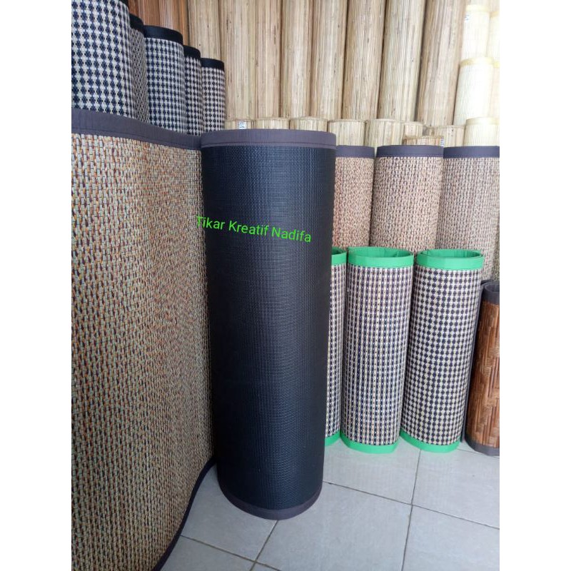 tikar mendong, karpet motif, karpet mendong, tikar lantai motif, tikar pandan, ukuran 1,8mX1m