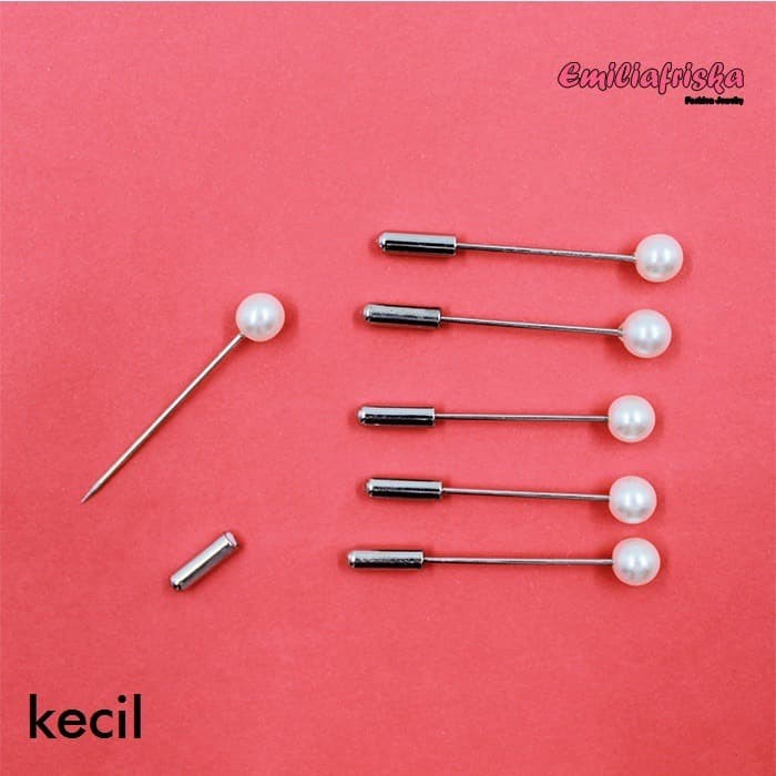 Jual TUSPIN HIJAB MUTIARA KECIL HIASAN JARUM KERUDUNG HIJAB JILBAB terbaik