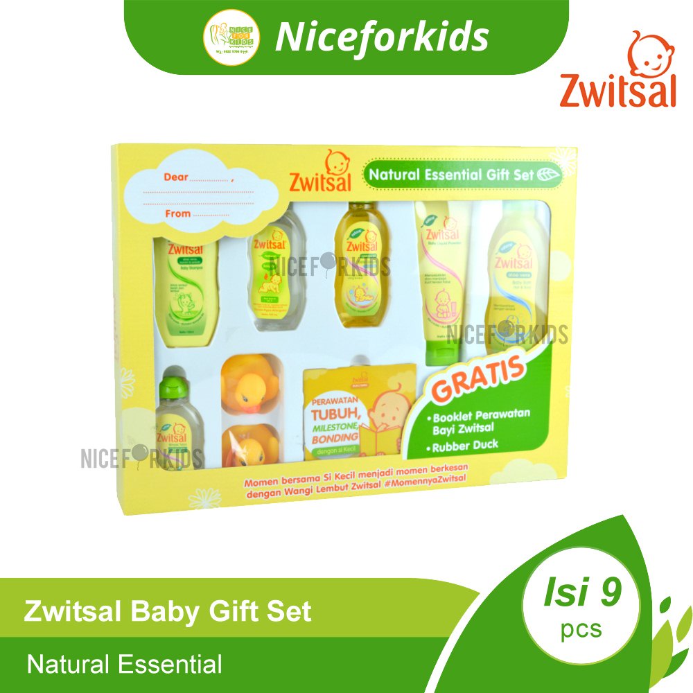 Zwitsal Baby Natural Essential Gift Set / Kado Lahiran