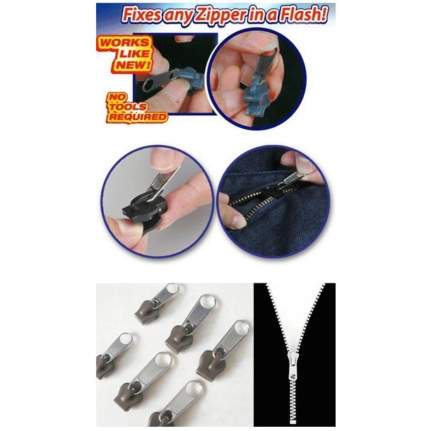 Fix A Zipper Replacement Repair Kit 6 in 1