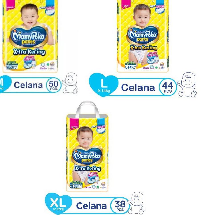Mamypoko pants standar M50/L44 /XL38 JUMBO / pempers mamypoko / mamypoko m50 / mamypoko L44 / mamypo