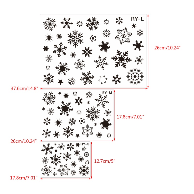 Zzz Cetakan Gambar Motif Snowflake Untuk Dekorasi Pesta Natal