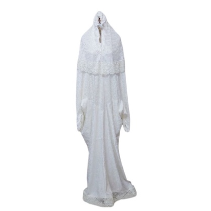 mukena terusan / mukena lajuran / mukena pocong / bahan sutra paris original
