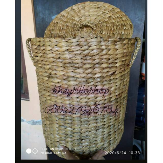 Laundry Basket Enceng Gondok (made by order)