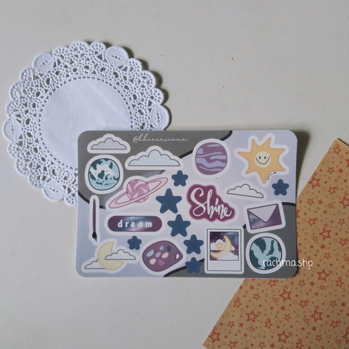 

Mikrokosmos Sticker Sheet - Kiss Cut