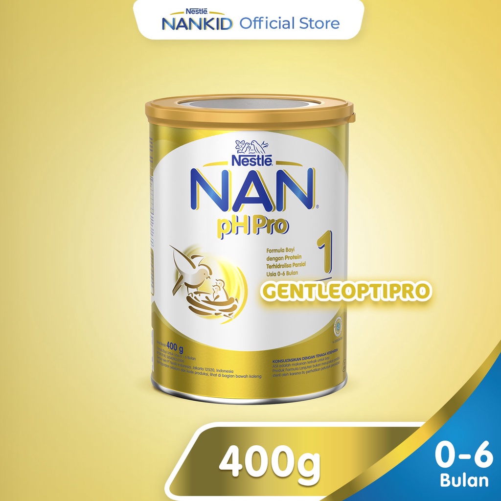 Jual NESTLE NAN pH Pro Susu Formula 0-6 bulan Kaleng 400g | Shopee