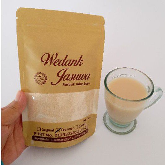 

MINUMAN SERBUK JAHE SUSU INSTAN DENGAN KRIMER 200 GRAM (WEDANK JASUWA)