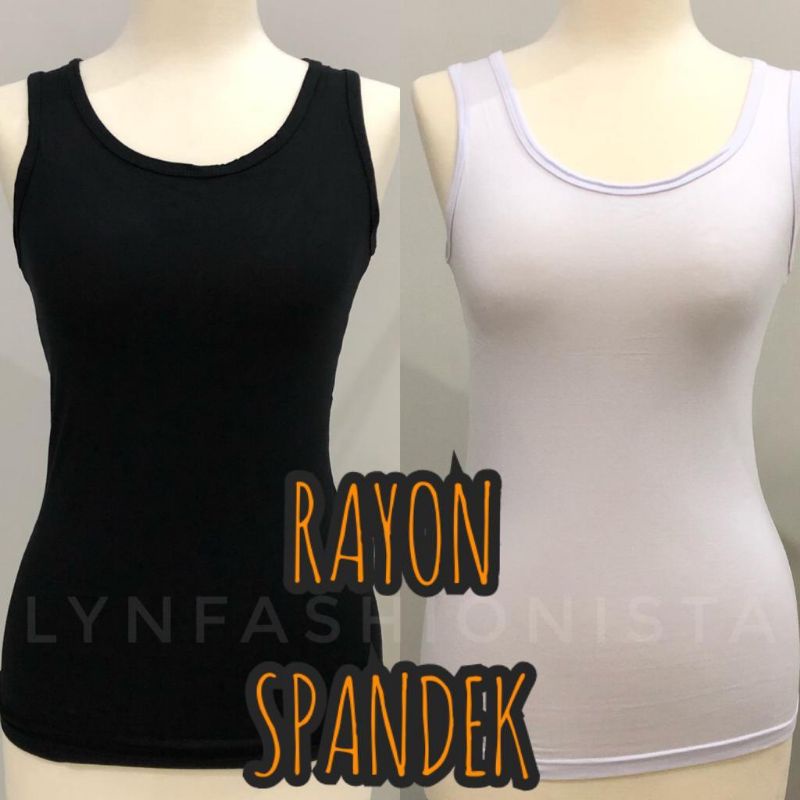 TANKTOP WANITA KAOS SPANDEK RAYON MODEL TALI LEBAR ADEM MELAR