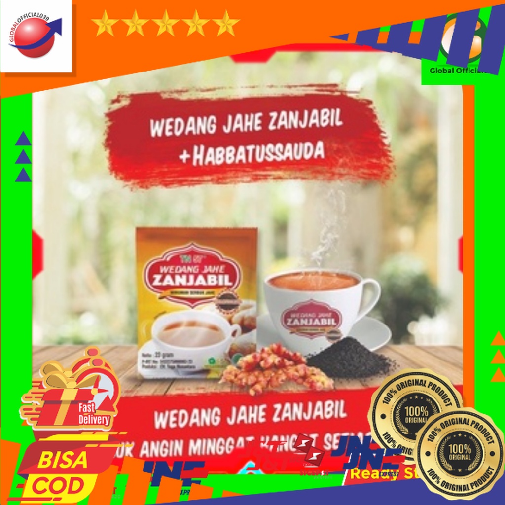 

Minuman Serbuk Wedang Jahe Zanjabil Plus HABBATUSSAUDA Sachet ORIGINAL