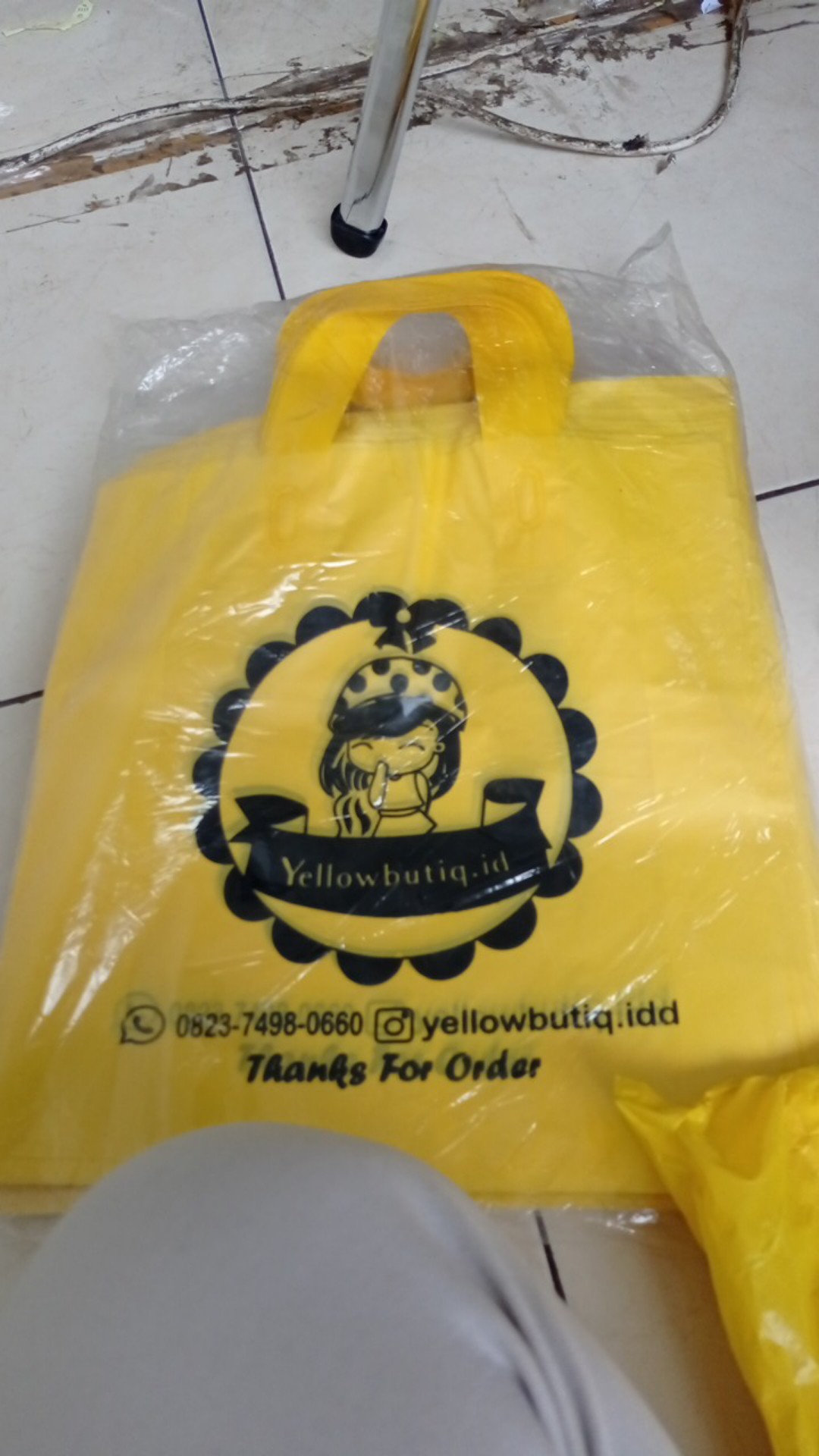 Sablon Plastik Opp Ukuran 30x40 Isi 100 Pcs Free Desain