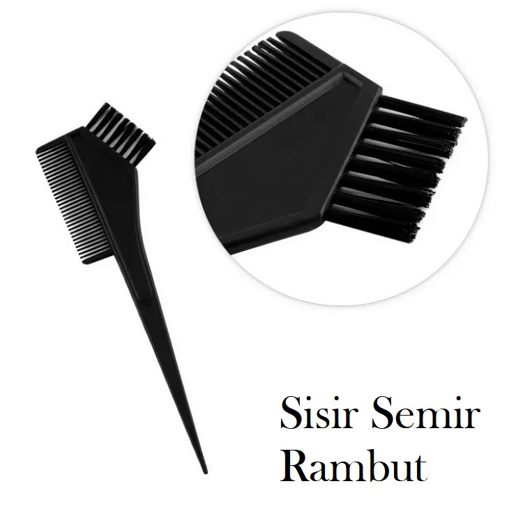 SISIR SEMIR RAMBUT  KUAS  WARNAI RAMBUT  HAIR CREAM COMB 