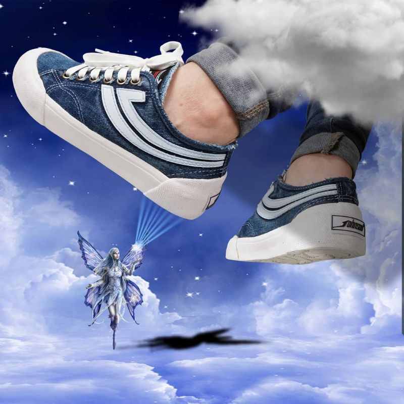 Sepatu Original JOHNSON GALAXY PRO DENIM LOW