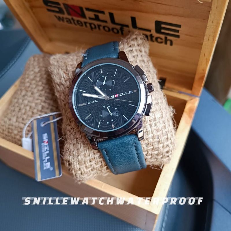 Snille Original MA - 13  Jam Tangan Pria Analog. Kode N 1026 G | Tahan Air