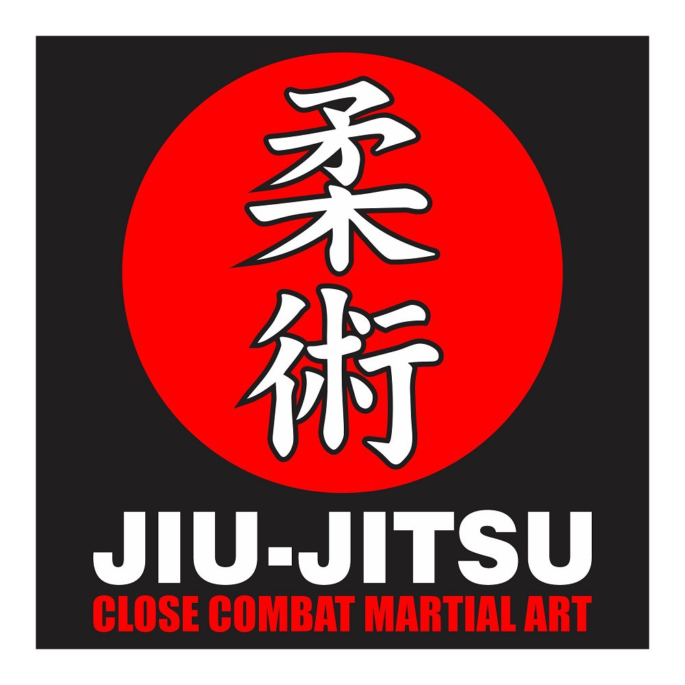 

Jiujitsu Close Combat Martial Art, Cutting Sticker