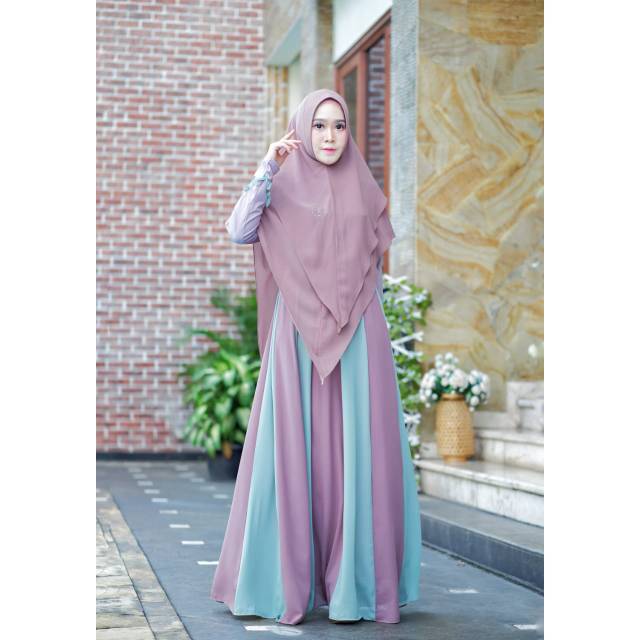 Dress zhindi rain set by yodizien