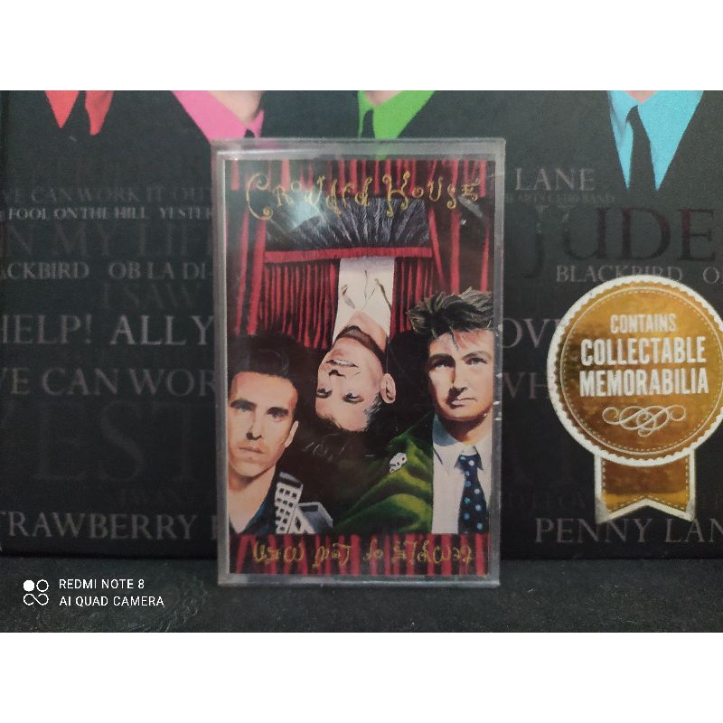 Kaset Import : CROWDED HOUSE - temple of low men.