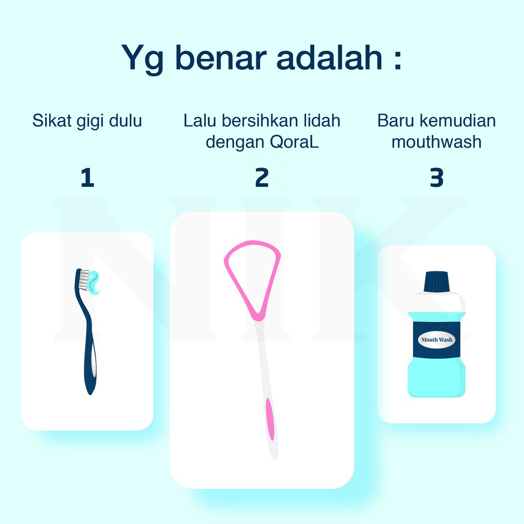 PEMBERSIH LIDAH / SIKAT LIDAH KUALITAS 2 FUNGSI / TONGUE CLEANER SCRAPER FOOD GRADE MAKASSAR