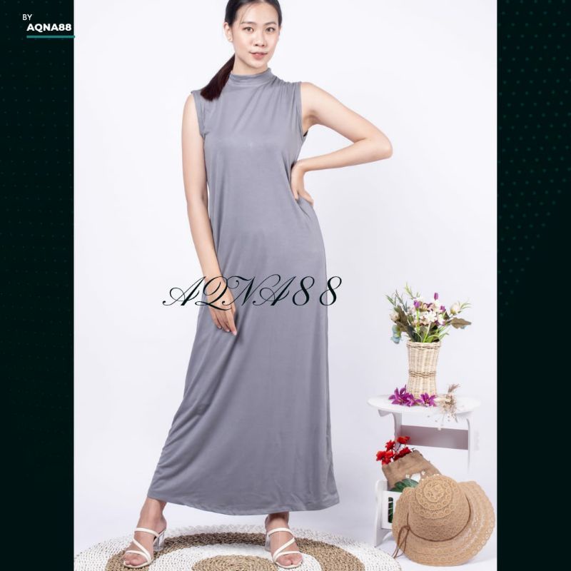 MANSET GAMIS TANPA LENGAN | INNER GAMIS TANPA LENGAN | INER GAMIS TANPA LENGAN | GAMIS KENSI POLOS