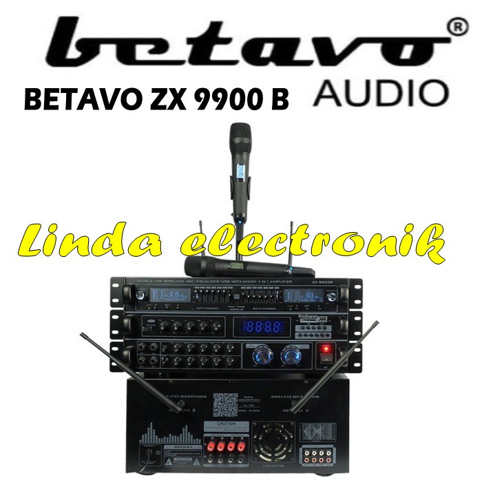 ampli betavo zx9900b betavo zx 9900b betavo zx9900 b free 2 mic wireless