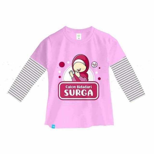 Kaos Anak Moslem Kids Size S-M