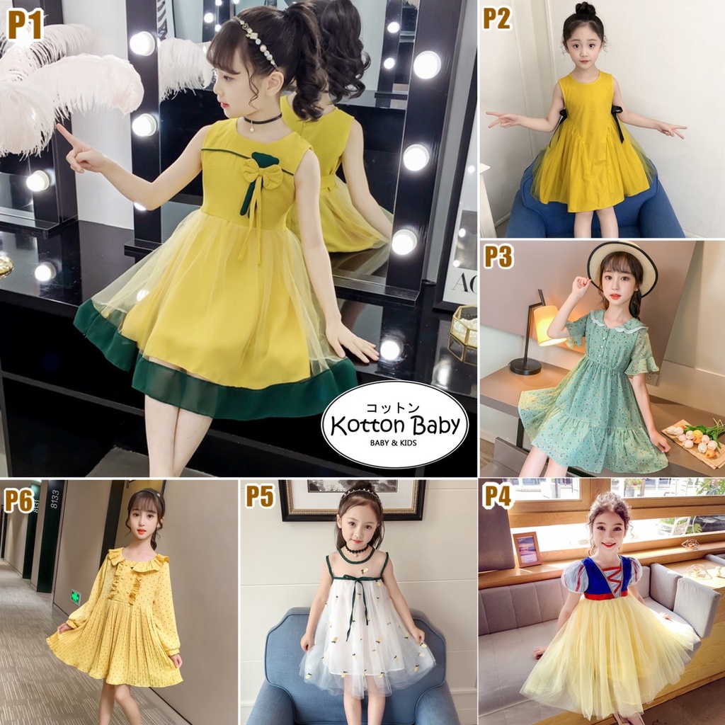 3-8thn | DRESS BAYI ANAK [KUALITAS IMPOR] GAUN BAYI PESTA ELEGAN FORMAL PEREMPUAN P catalog