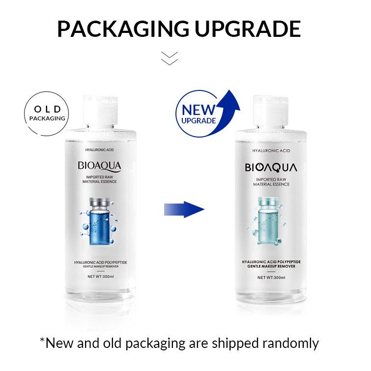 (I4M4).. Bioaqua Cosmetics Makeup Remover Hyaluronic Acid Polypeptide Shea Moisture Gentle Cleansing