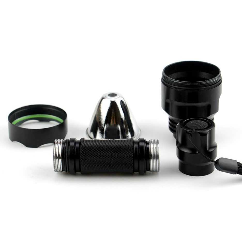 (BISA COD) RVOSTR LED C8 Senter LED Flashlight Waterproof Cree Q5 3800 Lumens