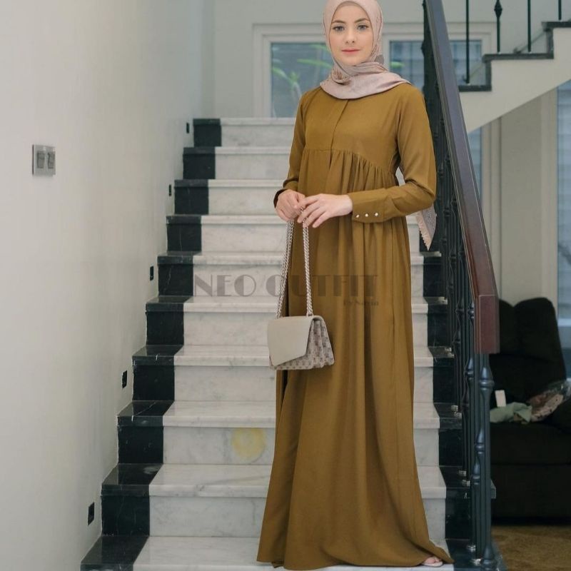 Gamis Nadia Dress kualitas premium