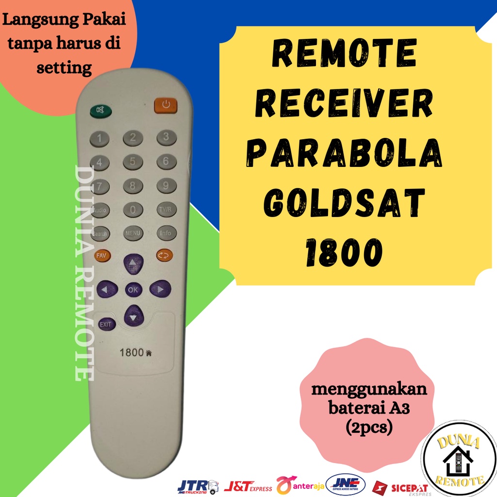 REMOTE RECEIVER / PARABOLA GOLDSAT DVB Parabola Receiver 1800