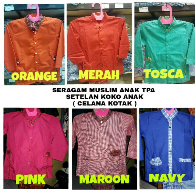 Warna Baju Seragam Untuk Tpa / Model Baju Busana Muslim ...