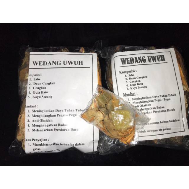 

Wedang Uwuh 1pack isi 10bungkus