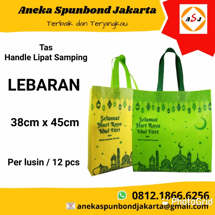 

✨ BISA COD ✨ Goodie bag Lebaran / Tas spunbond Lebaran / Tas Lebaran