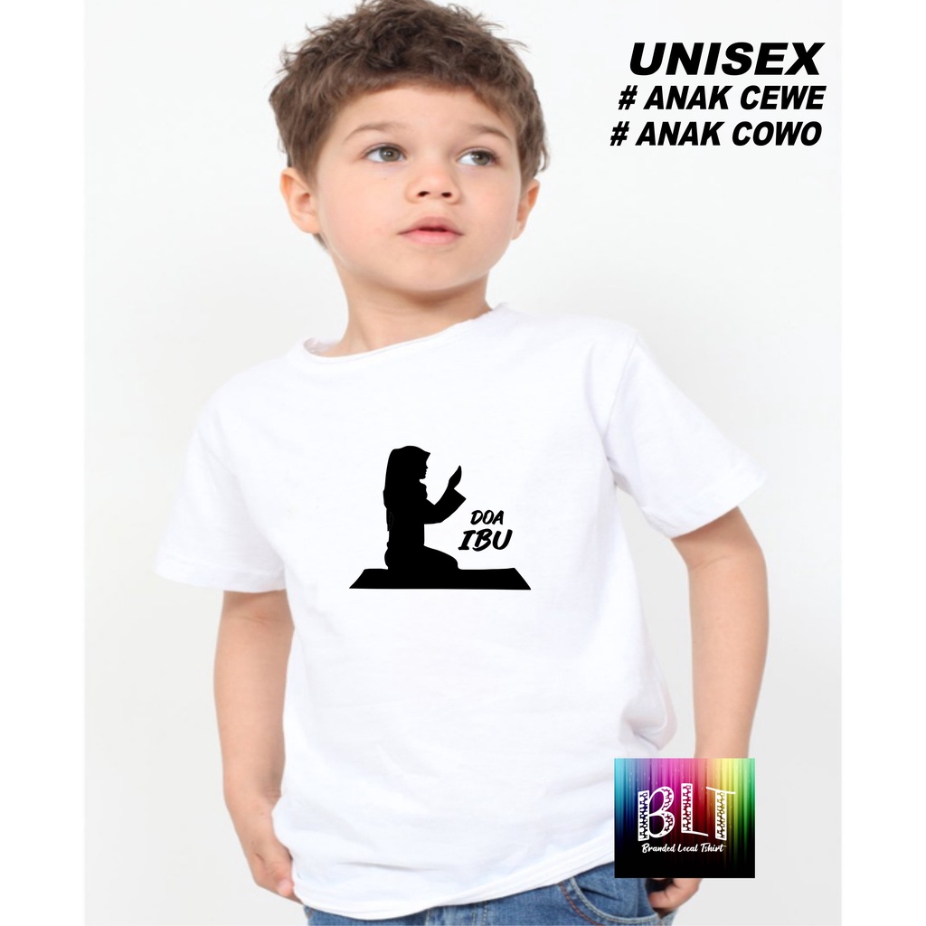 Promo Kaos  Doa Ibu Anak Anak  Lengan Pendek Combed 30S Atasan Anak2 cowok cewek Kaos Murah kaos anak kartun kaos anak anime kaos anak murah kaos anak hits kaos viral