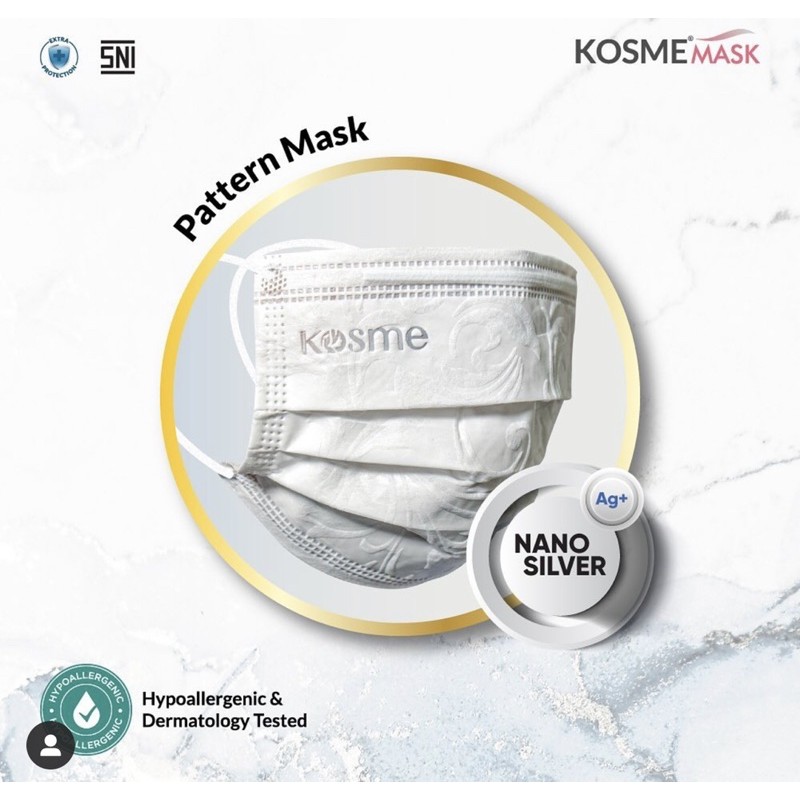 masker kosme patern hijab &amp; non hijab
