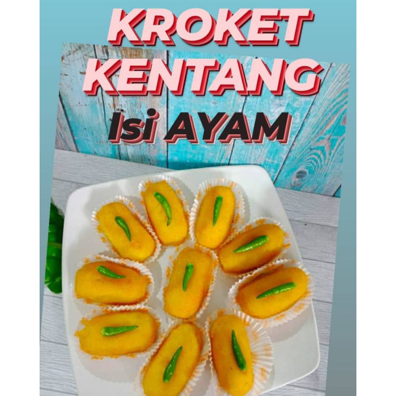 

KROKET KENTANG ISI AYAM FROZEN