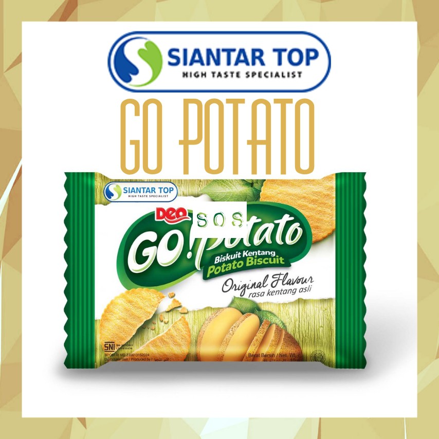 

《OS3》 PAKET 5 Siantar Top Deo Go! Potato 10 gram - biskuit kentang