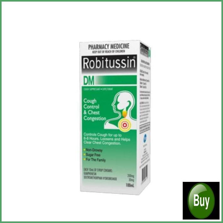 ✅Populer Robitussin DM Syrup, 100ml (SPORE) ⭐⭐⭐⭐⭐