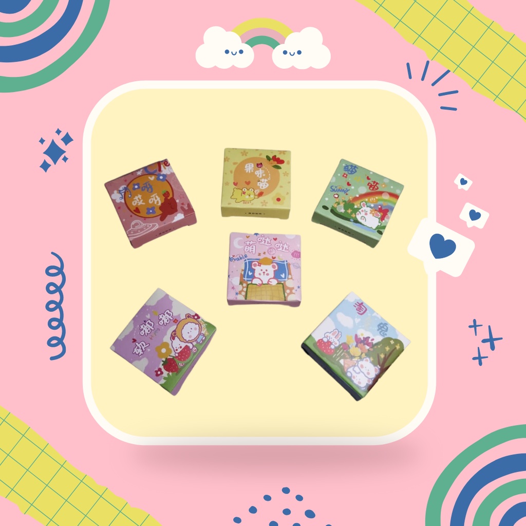 

50 pcs Stiker Series 1 Cute | Lucu | Kawaii | Aesthetic | Jurnaling, Scrapbook, Bujo, Dekorasi