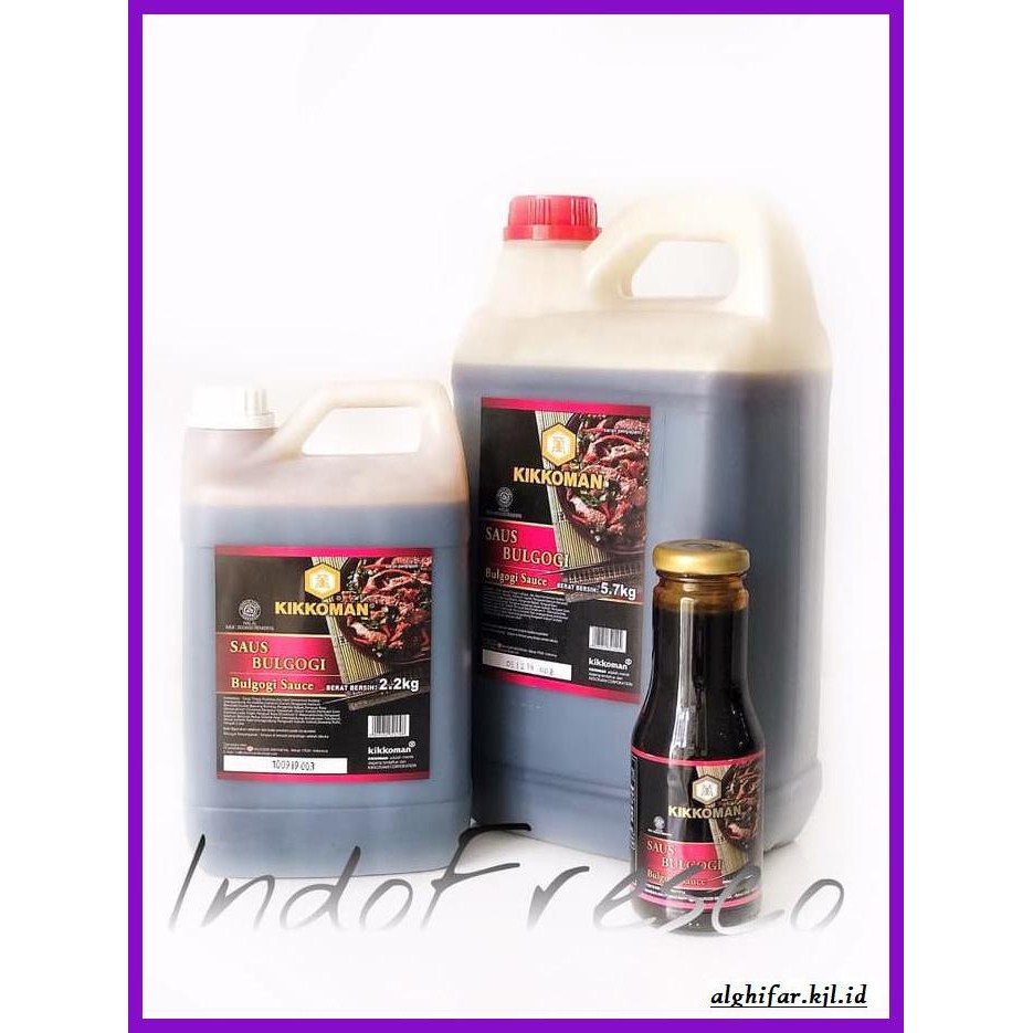 

gnidderdsaus- kikkoman bulgogi sauce- saus bulgogi halal 300g -asliiiiii.